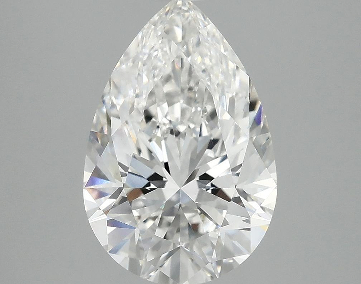 3.09 Carat Pear Shaped Excellent Cut VS1 IGI Certified Lab Grown Diamond