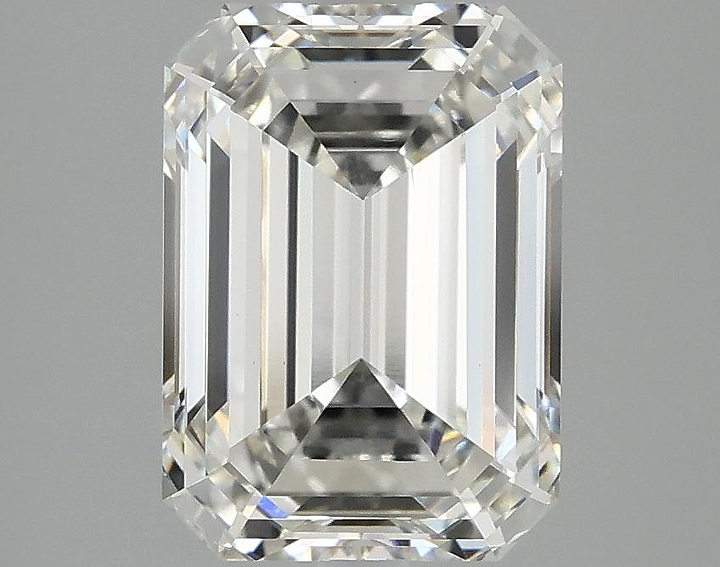 3.09 Carat Emerald Shaped Ideal Cut VS1 IGI Certified Lab Grown Diamond