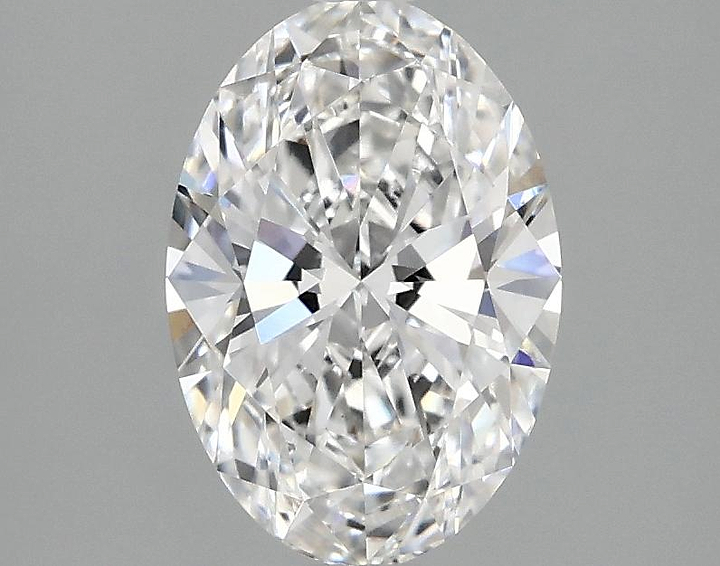 1.54 Carat Oval Shaped Ideal Cut VVS2 IGI Certified Lab Grown Diamond