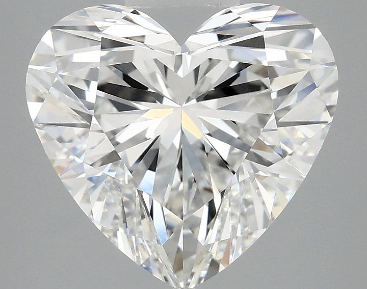 4.1 Carat Heart Shaped Ideal Cut VVS2 IGI Certified Lab Grown Diamond