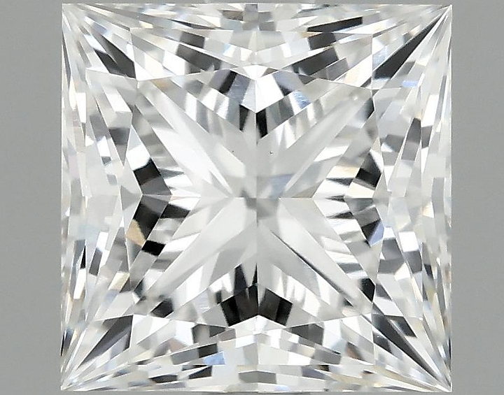 1.85 Carat Princess Shaped Ideal Cut VVS2 IGI Certified Lab Grown Diamond