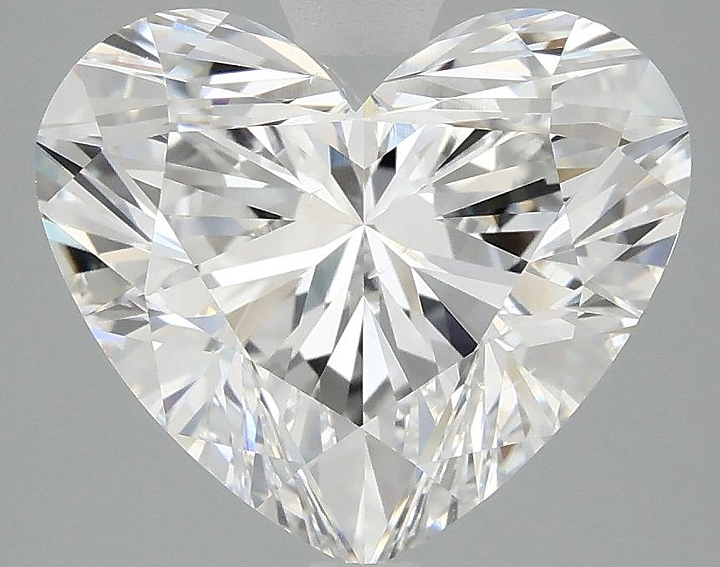 4.1 Carat Heart Shaped Ideal Cut VS2 IGI Certified Lab Grown Diamond