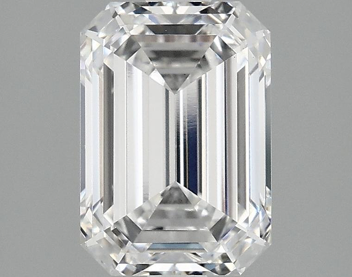 2.1 Carat Emerald Shaped Ideal Cut VS1 IGI Certified Lab Grown Diamond