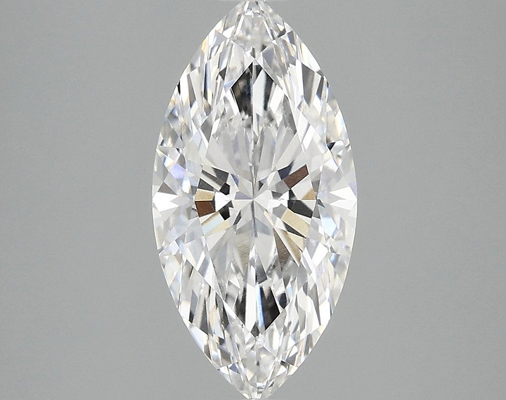 2.1 Carat Marquise Shaped Ideal Cut VVS2 IGI Certified Lab Grown Diamond
