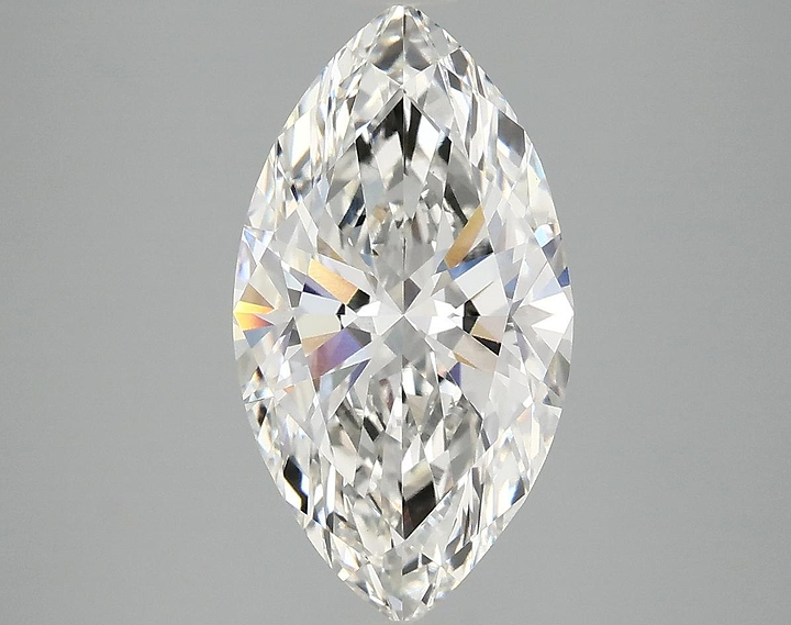 2.97 Carat Marquise Shaped Excellent Cut VVS2 IGI Certified Lab Grown Diamond