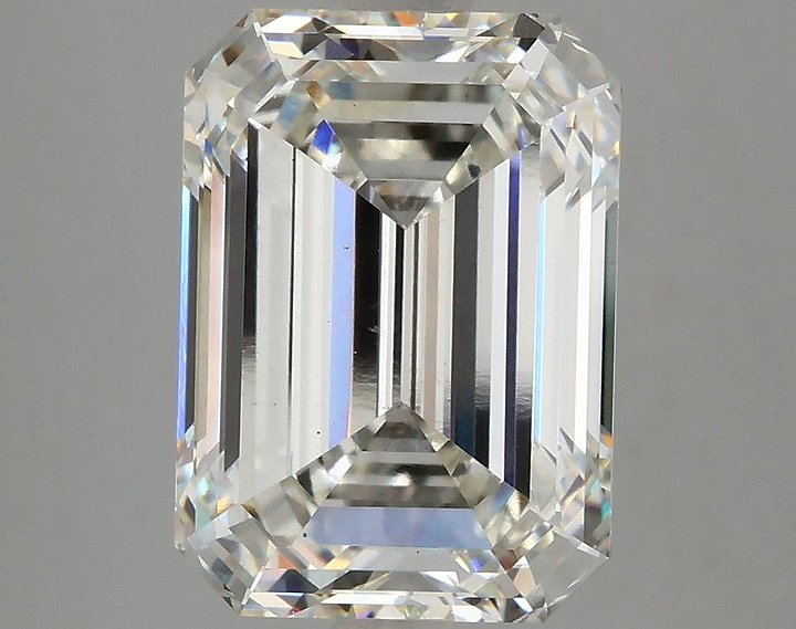 5.88 Carat Emerald Shaped Excellent Cut VS1 IGI Certified Lab Grown Diamond