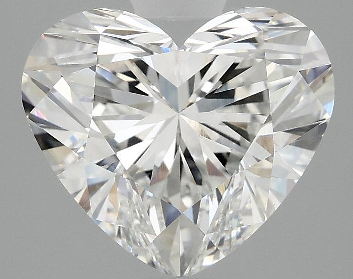 2.98 Carat Heart Shaped Ideal Cut VS1 IGI Certified Lab Grown Diamond