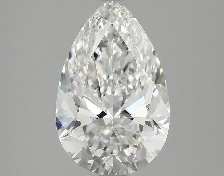 2.55 Carat Pear Shaped Ideal Cut VVS2 IGI Certified Lab Grown Diamond