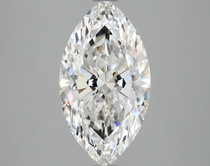 3.08 Carat Marquise Shaped Excellent Cut VS1 IGI Certified Lab Grown Diamond