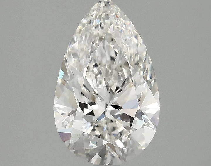 2.09 Carat Pear Shaped Ideal Cut SI1 IGI Certified Lab Grown Diamond