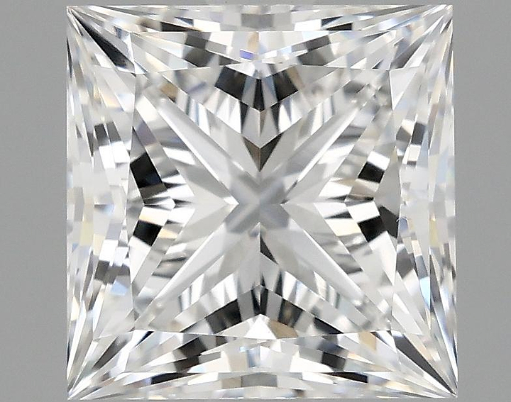 2.03 Carat Princess Shaped Ideal Cut VVS2 IGI Certified Lab Grown Diamond