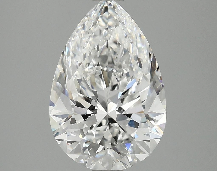 3.03 Carat Pear Shaped Excellent Cut VS1 IGI Certified Lab Grown Diamond