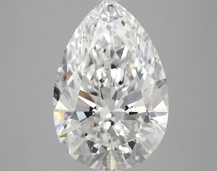 3.87 Carat Pear Shaped Excellent Cut SI1 IGI Certified Lab Grown Diamond