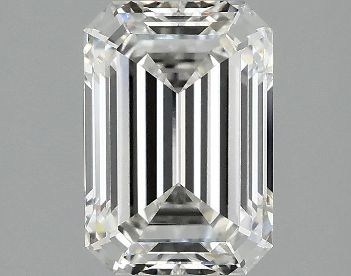 2.05 Carat Emerald Shaped Ideal Cut VVS2 IGI Certified Lab Grown Diamond