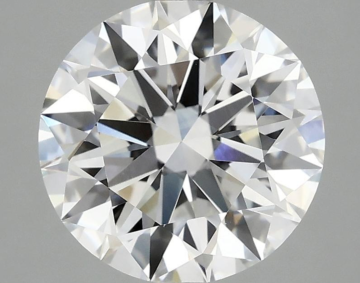 3.08 Carat Round Shaped Ideal Cut VVS2 IGI Certified Lab Grown Diamond