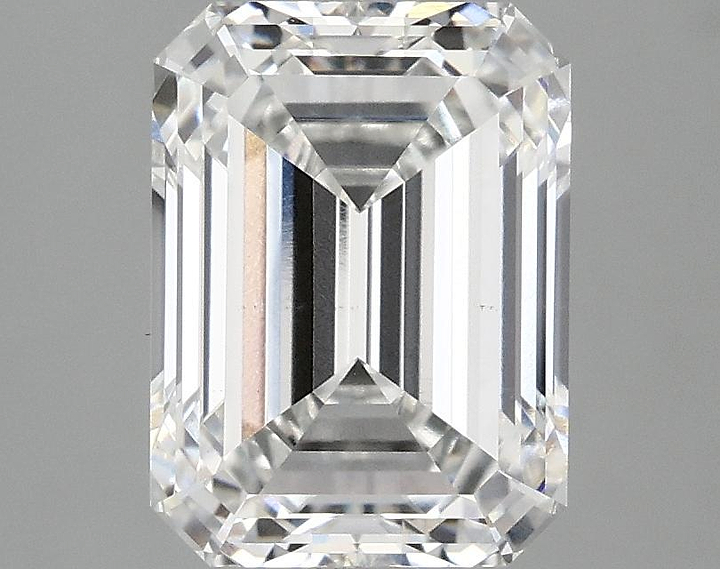 3.07 Carat Emerald Shaped Excellent Cut VS1 IGI Certified Lab Grown Diamond