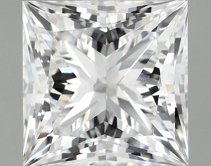 2.05 Carat Princess Shaped Ideal Cut VS1 IGI Certified Lab Grown Diamond