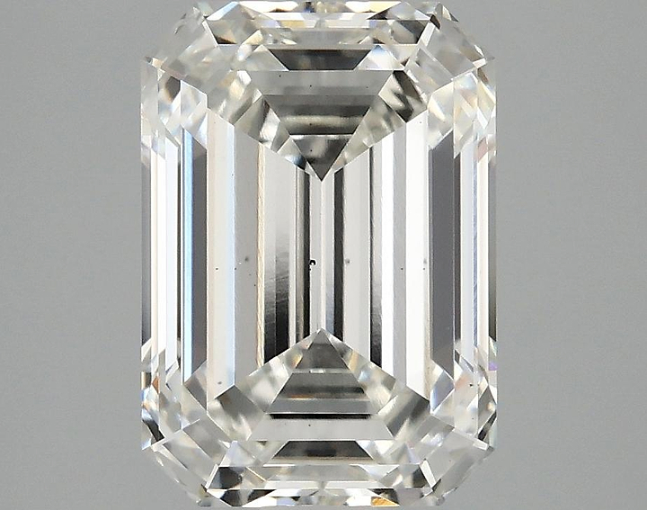 2.56 Carat Emerald Shaped Ideal Cut VS2 IGI Certified Lab Grown Diamond
