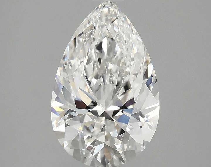 2.0 Carat Pear Shaped Ideal Cut VVS2 IGI Certified Lab Grown Diamond