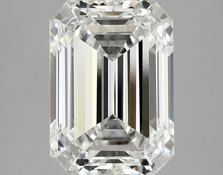 3.08 Carat Emerald Shaped Ideal Cut VS1 IGI Certified Lab Grown Diamond