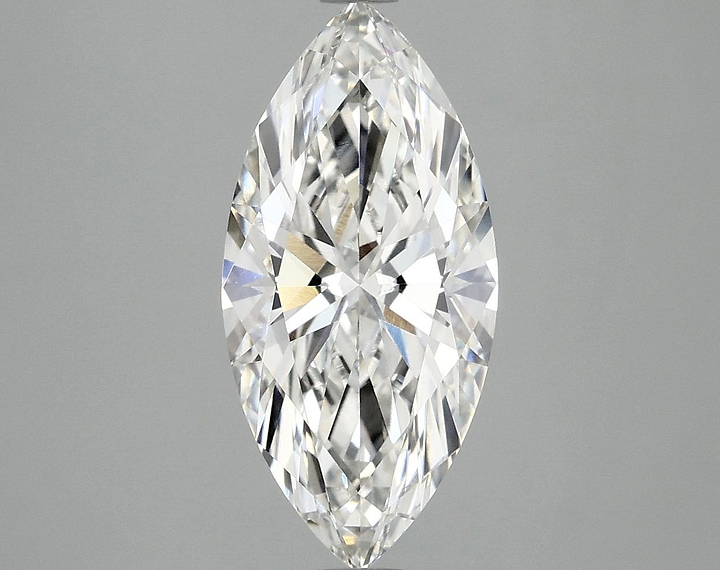 2.58 Carat Marquise Shaped Excellent Cut VVS2 IGI Certified Lab Grown Diamond