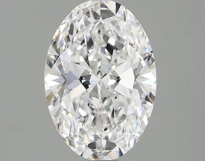 1.45 Carat Oval Shaped Ideal Cut VVS2 IGI Certified Lab Grown Diamond