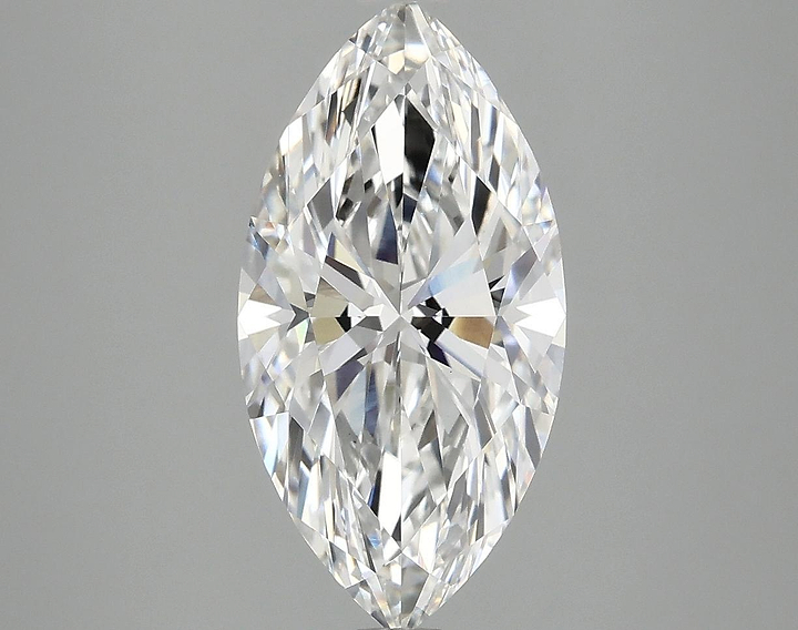 3.08 Carat Marquise Shaped Ideal Cut VVS2 IGI Certified Lab Grown Diamond
