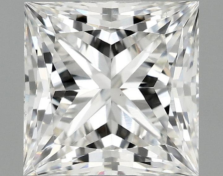 1.57 Carat Princess Shaped Ideal Cut VS2 IGI Certified Lab Grown Diamond