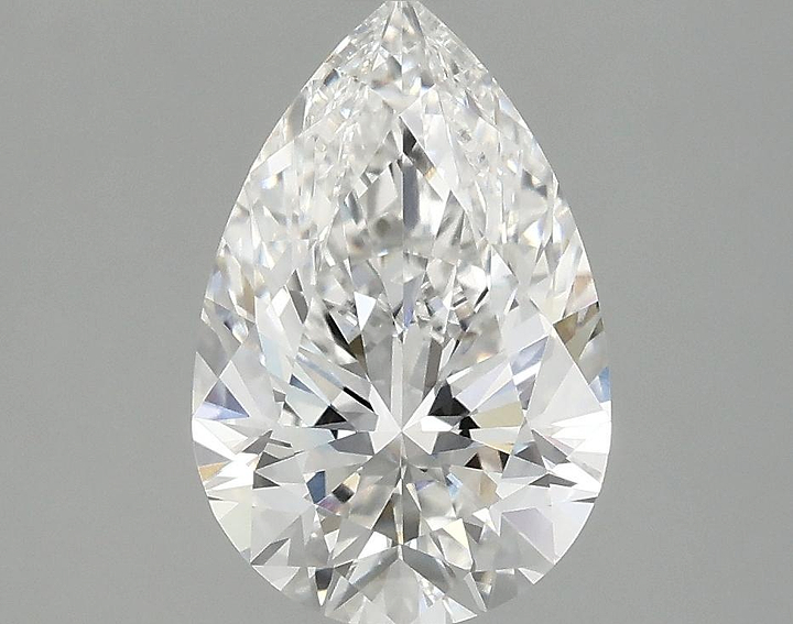 2.03 Carat Pear Shaped Excellent Cut VVS2 IGI Certified Lab Grown Diamond
