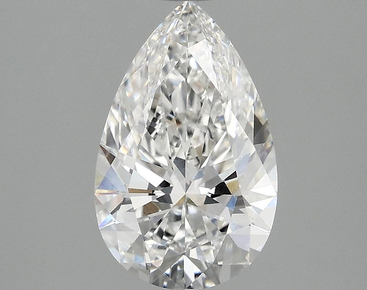 1.89 Carat Pear Shaped Ideal Cut VVS2 IGI Certified Lab Grown Diamond