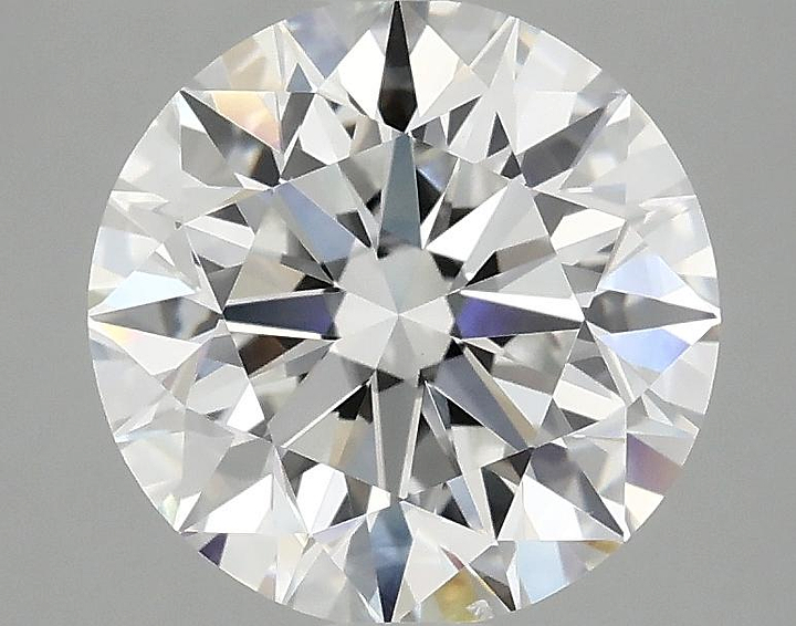 2.95 Carat Round Shaped Excellent Cut VS2 IGI Certified Lab Grown Diamond