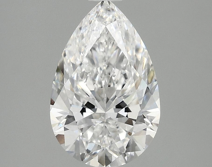 2.03 Carat Pear Shaped Excellent Cut VVS2 IGI Certified Lab Grown Diamond