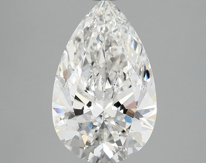 3.08 Carat Pear Shaped Ideal Cut VS2 IGI Certified Lab Grown Diamond