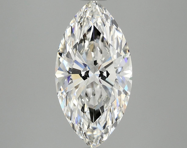 3.09 Carat Marquise Shaped Ideal Cut VVS2 IGI Certified Lab Grown Diamond