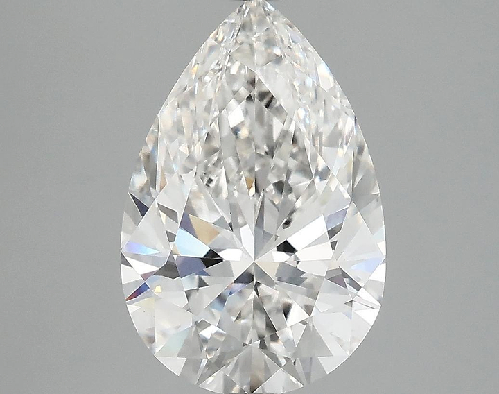 3.09 Carat Pear Shaped Excellent Cut VS1 IGI Certified Lab Grown Diamond