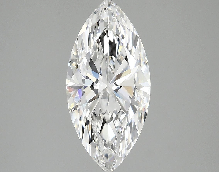1.87 Carat Marquise Shaped Excellent Cut VVS2 IGI Certified Lab Grown Diamond