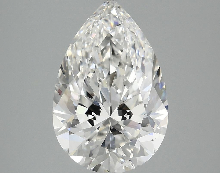 3.02 Carat Pear Shaped Excellent Cut VVS2 IGI Certified Lab Grown Diamond