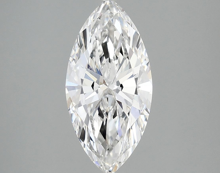 2.01 Carat Marquise Shaped Excellent Cut VVS2 IGI Certified Lab Grown Diamond