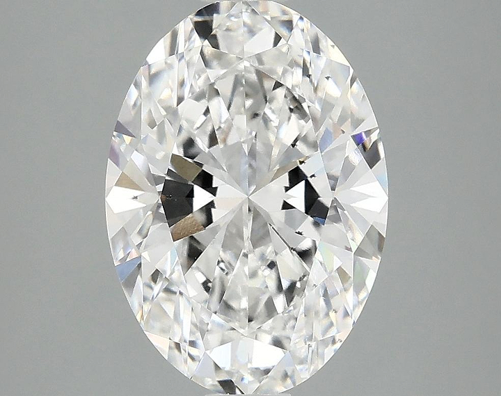 3.08 Carat Oval Shaped Ideal Cut SI1 IGI Certified Lab Grown Diamond