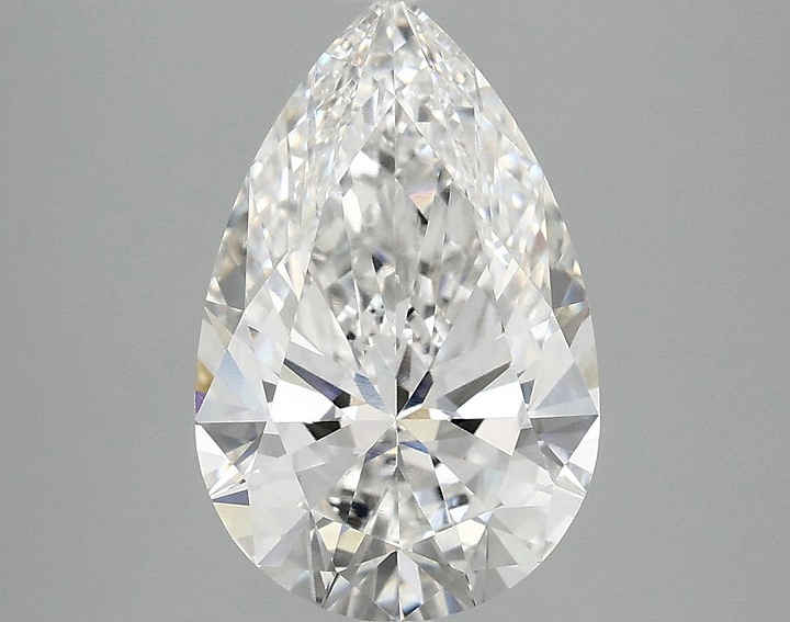 3.04 Carat Pear Shaped Ideal Cut VVS2 IGI Certified Lab Grown Diamond