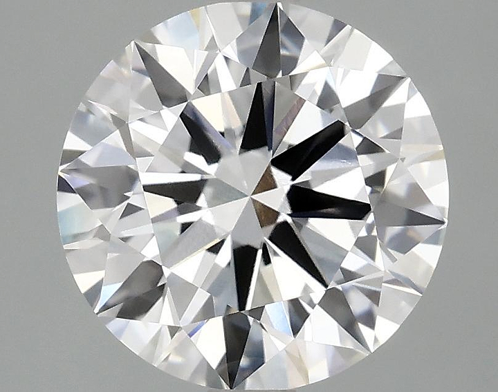 3.08 Carat Round Shaped Ideal Cut VVS2 IGI Certified Lab Grown Diamond