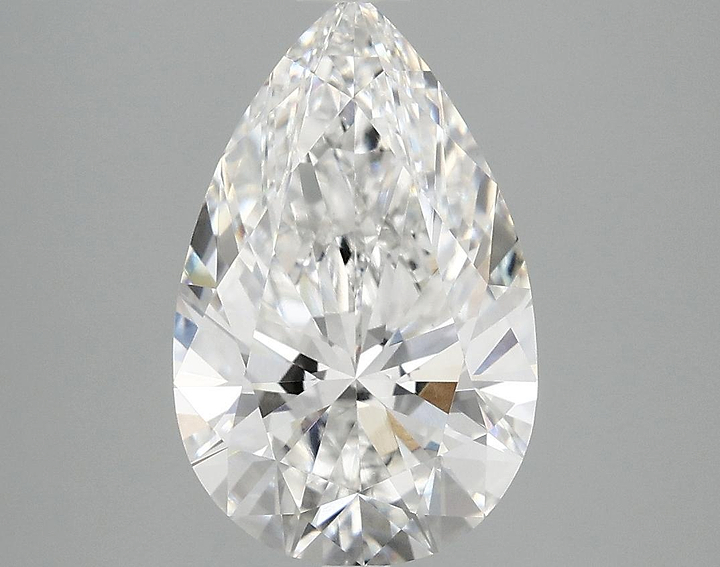 3.03 Carat Pear Shaped Ideal Cut VVS2 IGI Certified Lab Grown Diamond