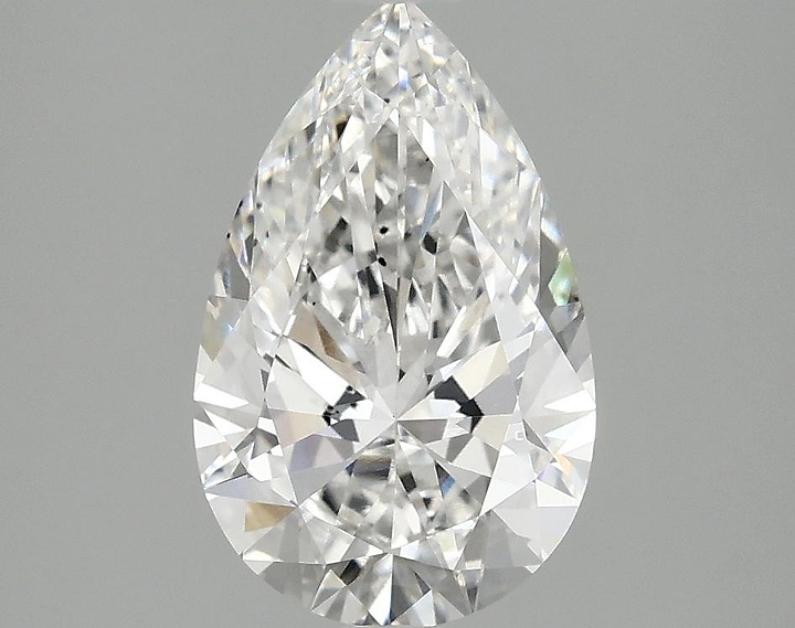 2.05 Carat Pear Shaped Ideal Cut SI1 IGI Certified Lab Grown Diamond