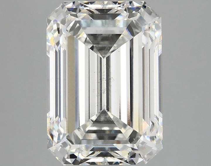 3.01 Carat Emerald Shaped Ideal Cut SI1 IGI Certified Lab Grown Diamond