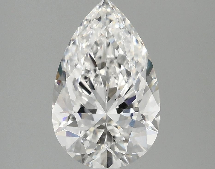 2.03 Carat Pear Shaped Ideal Cut VVS2 IGI Certified Lab Grown Diamond