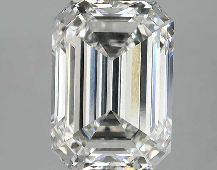 1.87 Carat Emerald Shaped Ideal Cut VVS2 IGI Certified Lab Grown Diamond