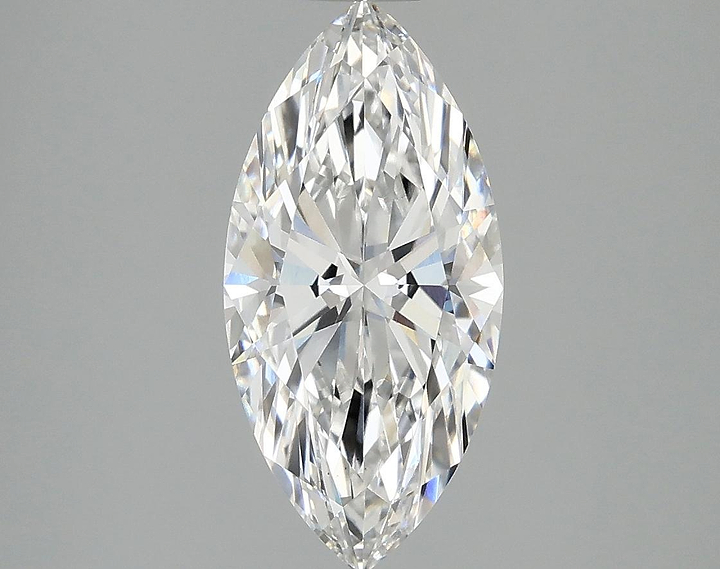 2.07 Carat Marquise Shaped Excellent Cut VS1 IGI Certified Lab Grown Diamond