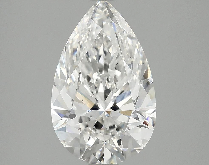 2.5 Carat Pear Shaped Ideal Cut VS1 IGI Certified Lab Grown Diamond