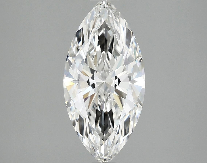 2.03 Carat Marquise Shaped Excellent Cut VVS2 IGI Certified Lab Grown Diamond