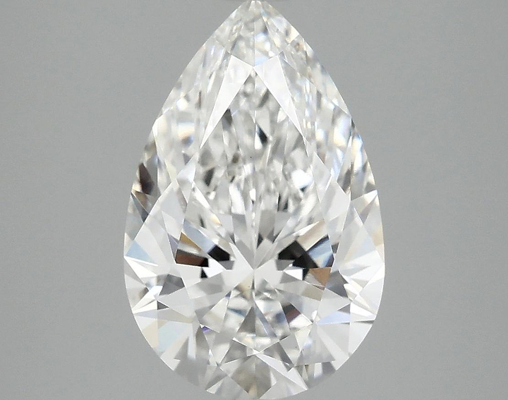 3.06 Carat Pear Shaped Ideal Cut VS1 IGI Certified Lab Grown Diamond